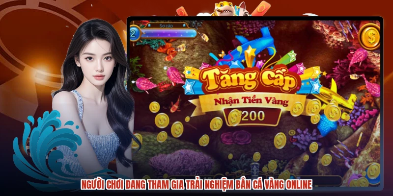 Người chơi đang tham gia trải nghiệm bắn cá vàng online